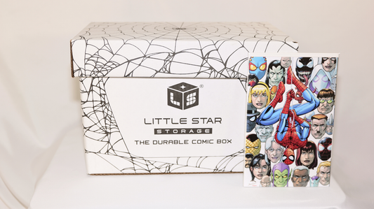 [COMING SOON] 3-Pack Short Comic Book Storage Box (Spiderweb)