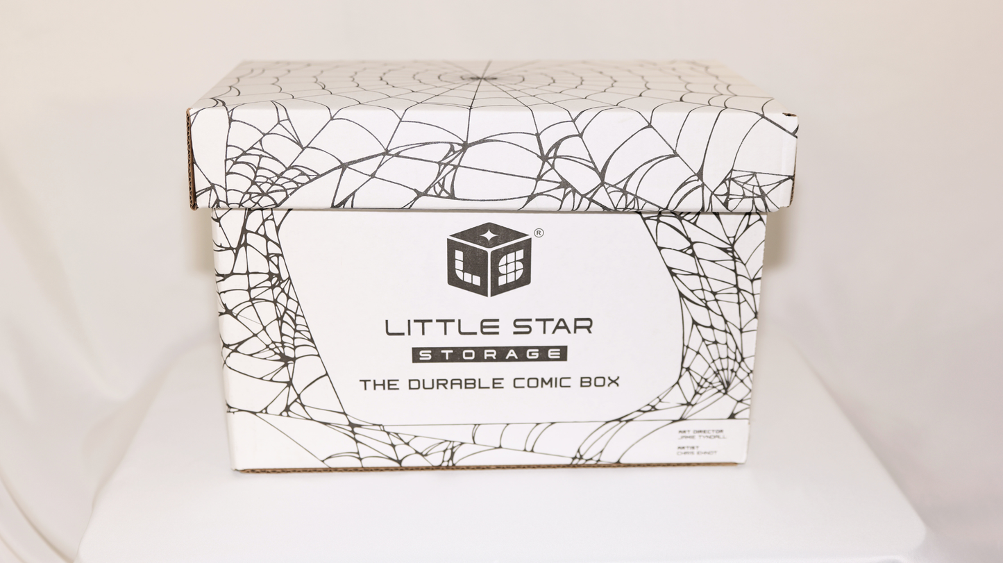 [COMING SOON] 3-Pack Short Comic Book Storage Box (Spiderweb)