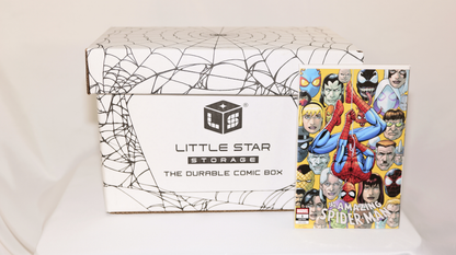 [COMING SOON] 3-Pack Short Comic Book Storage Box (Spiderweb)