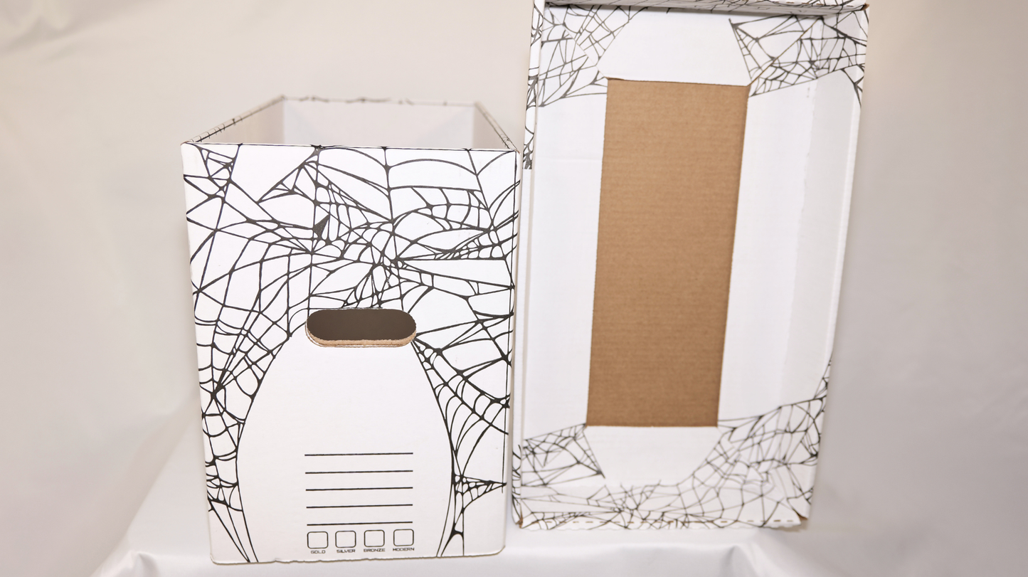 [COMING SOON] 3-Pack Graded Comic and Magazine Storage Box (Spiderweb)