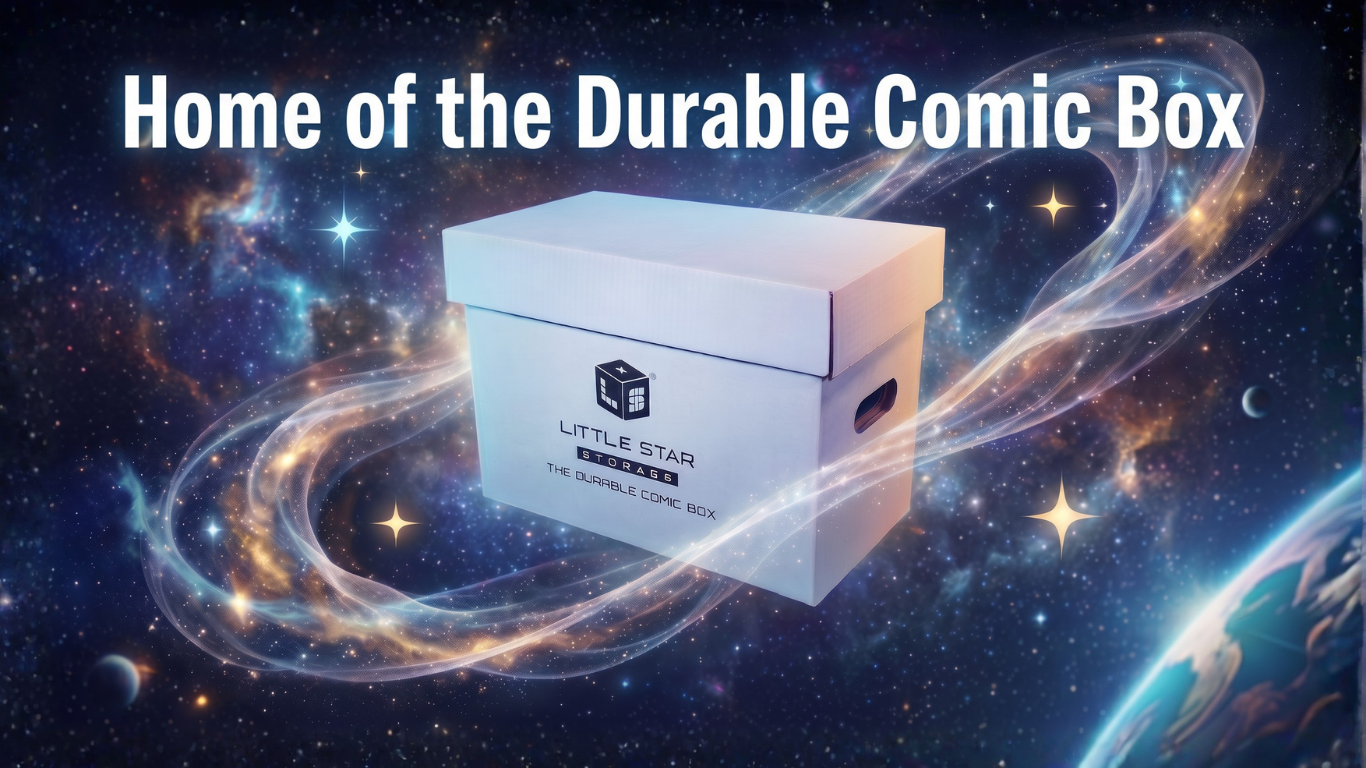 Comic box with 'Little Star' branding against a space-themed background